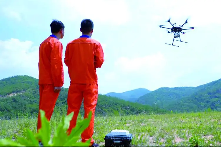 盘龙无人机倾斜摄影巡检拍摄